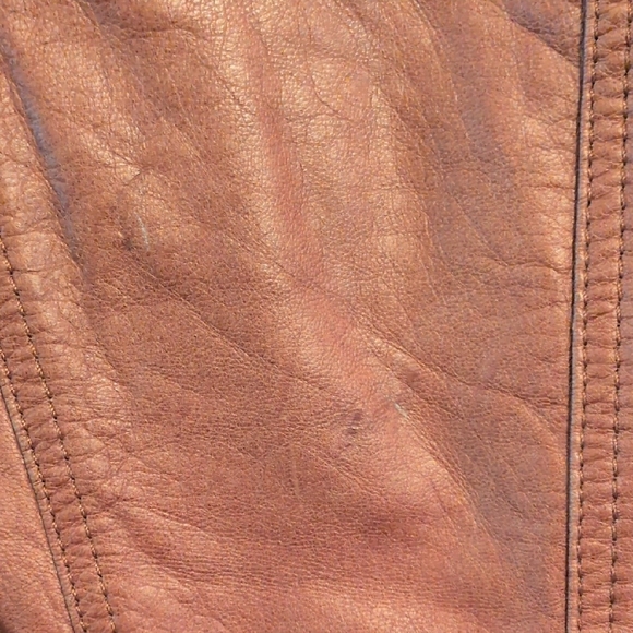Esprit Dusty Pink Leather Jacket - Picture 5 of 6